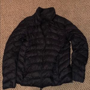 Uniqlo black puffer